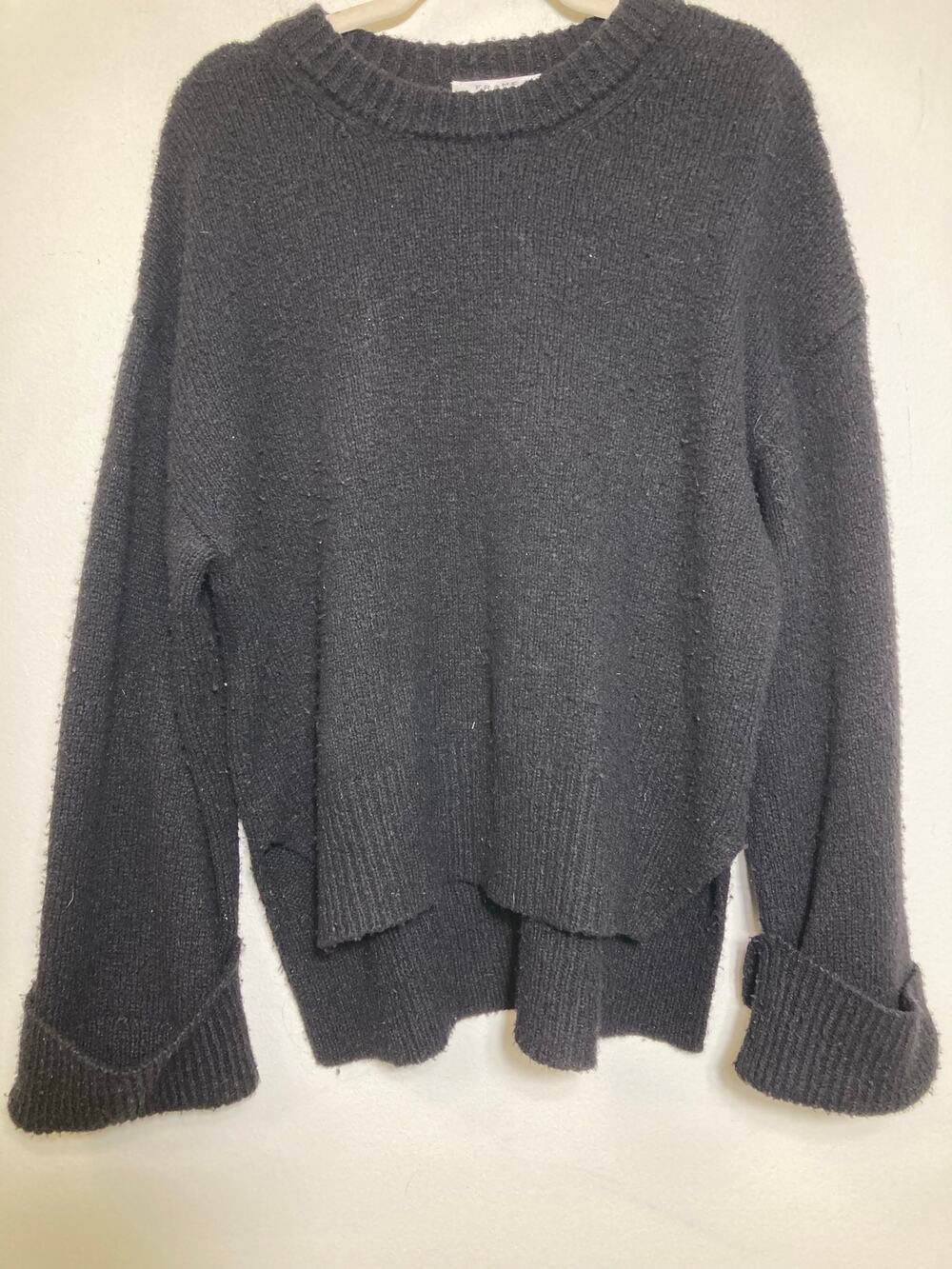 FRAME Black Long Sleeve Sweater Sz M
